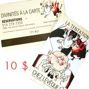 Carte-cadeau 10 $