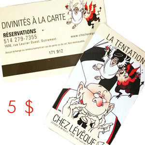 Carte-cadeau 5 $
