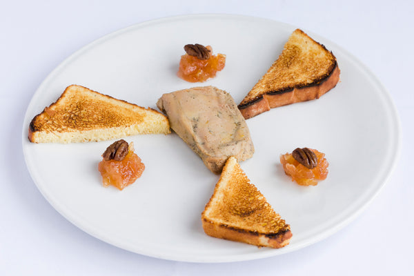 Slice of foie gras terrine